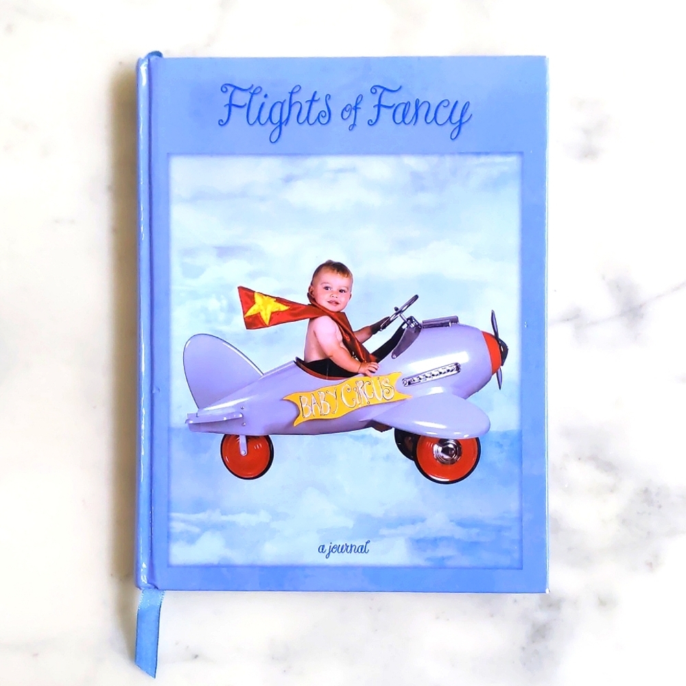 NWT. Baby Circus Flights of Fancy Hardcover Journal book.
